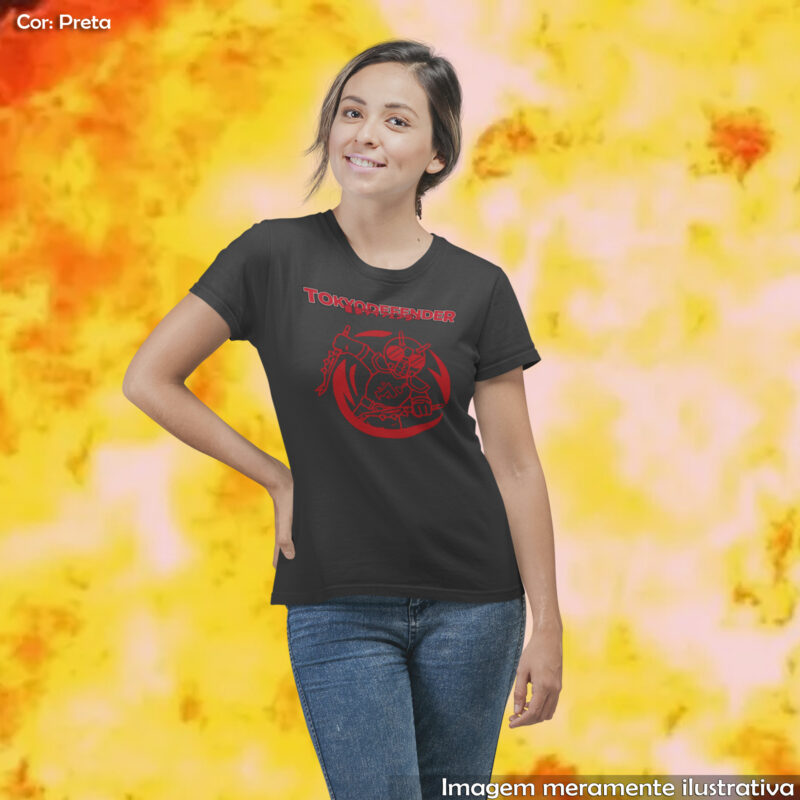 Camiseta Insectomans: Grilo Vermelho - Preta